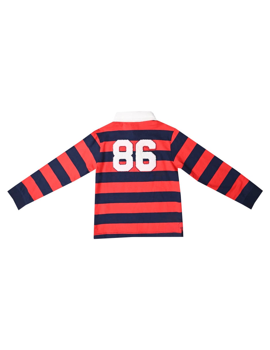 Playera tipo polo Wilmore de algodón para bebé niño 2