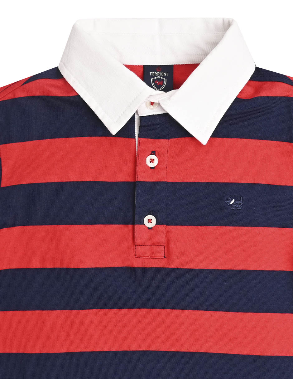 Playera tipo polo Wilmore de algodón para bebé niño 3