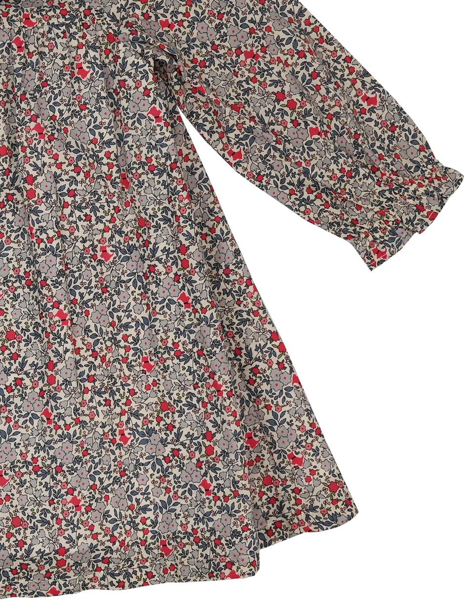 Vestido Flourish manga regular para bebé niña 4