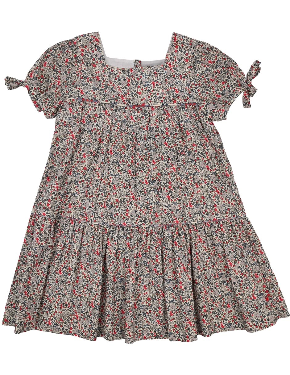 Vestido Flourish manga regular para bebé niña Vestido Flourish manga regular para bebé niña