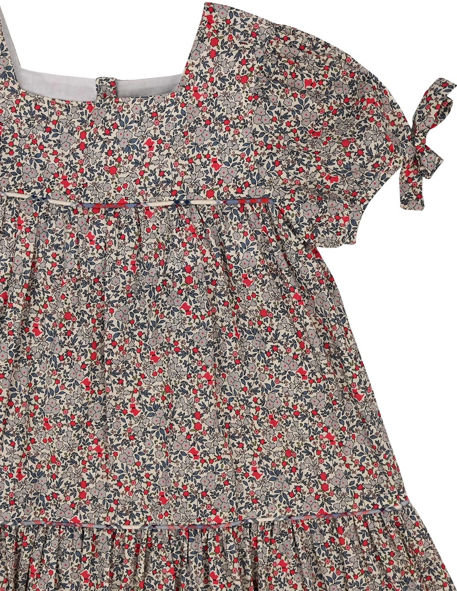 Vestido Flourish manga regular para bebé niña 2