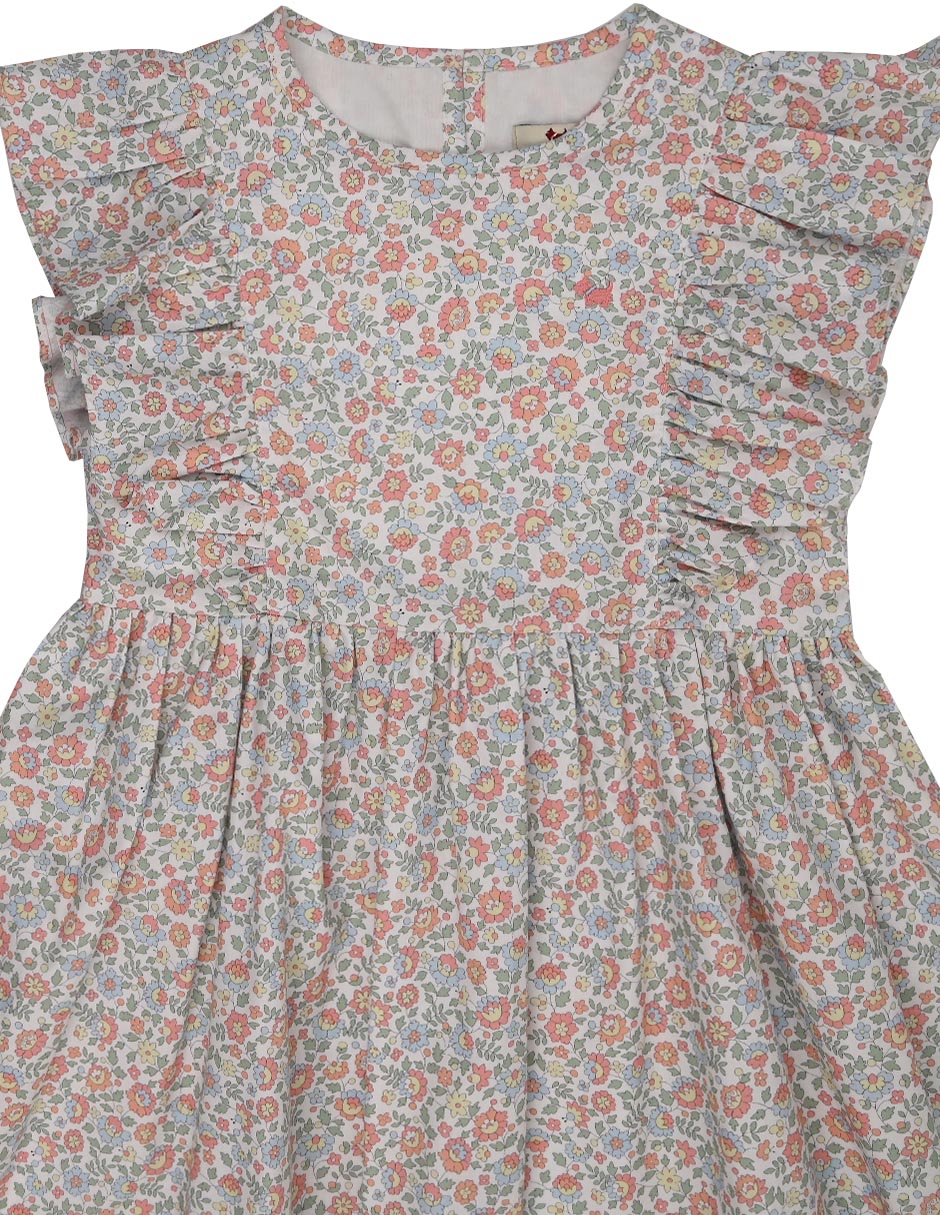 Vestido Sunrise manga mariposa para niña 2