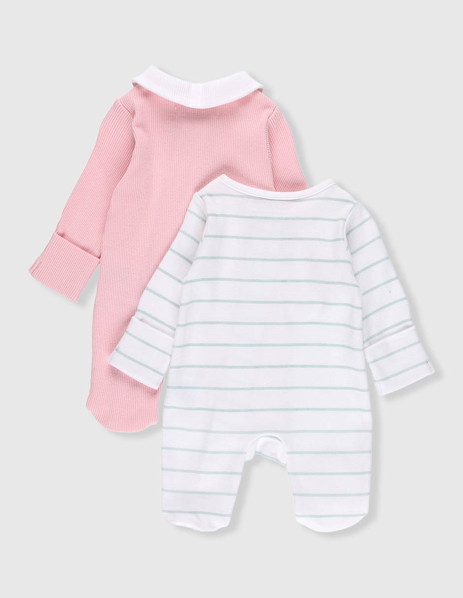 Set de mamelucos para bebé niña 2