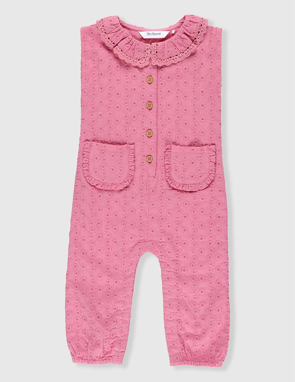Jumpsuit de algodón para bebé niña Jumpsuit de algodón para bebé niña