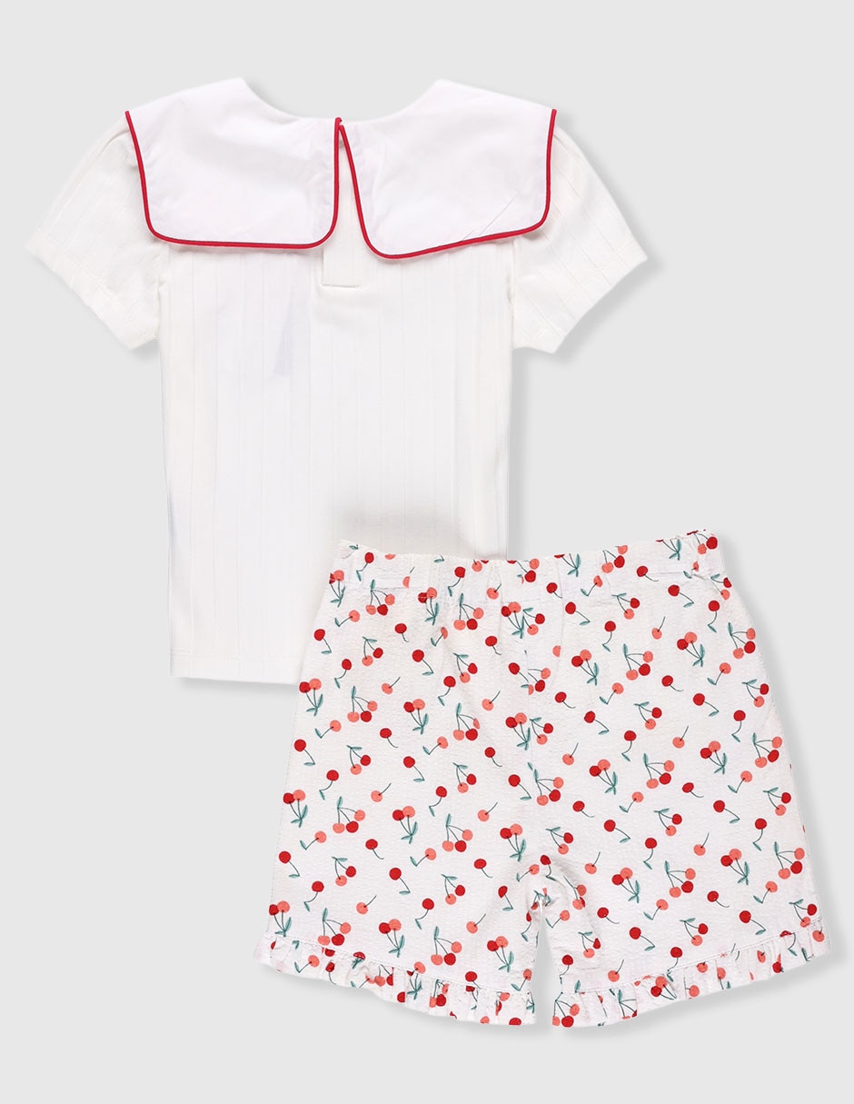 Conjunto casual de algodón para bebé niña 2
