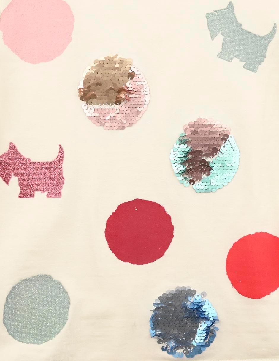 Playera circles manga larga para niña 3
