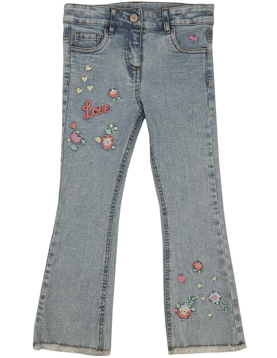Jeans straight Valdivia M28942 deslavado para niña Jeans straight Valdivia M28942 deslavado para niña