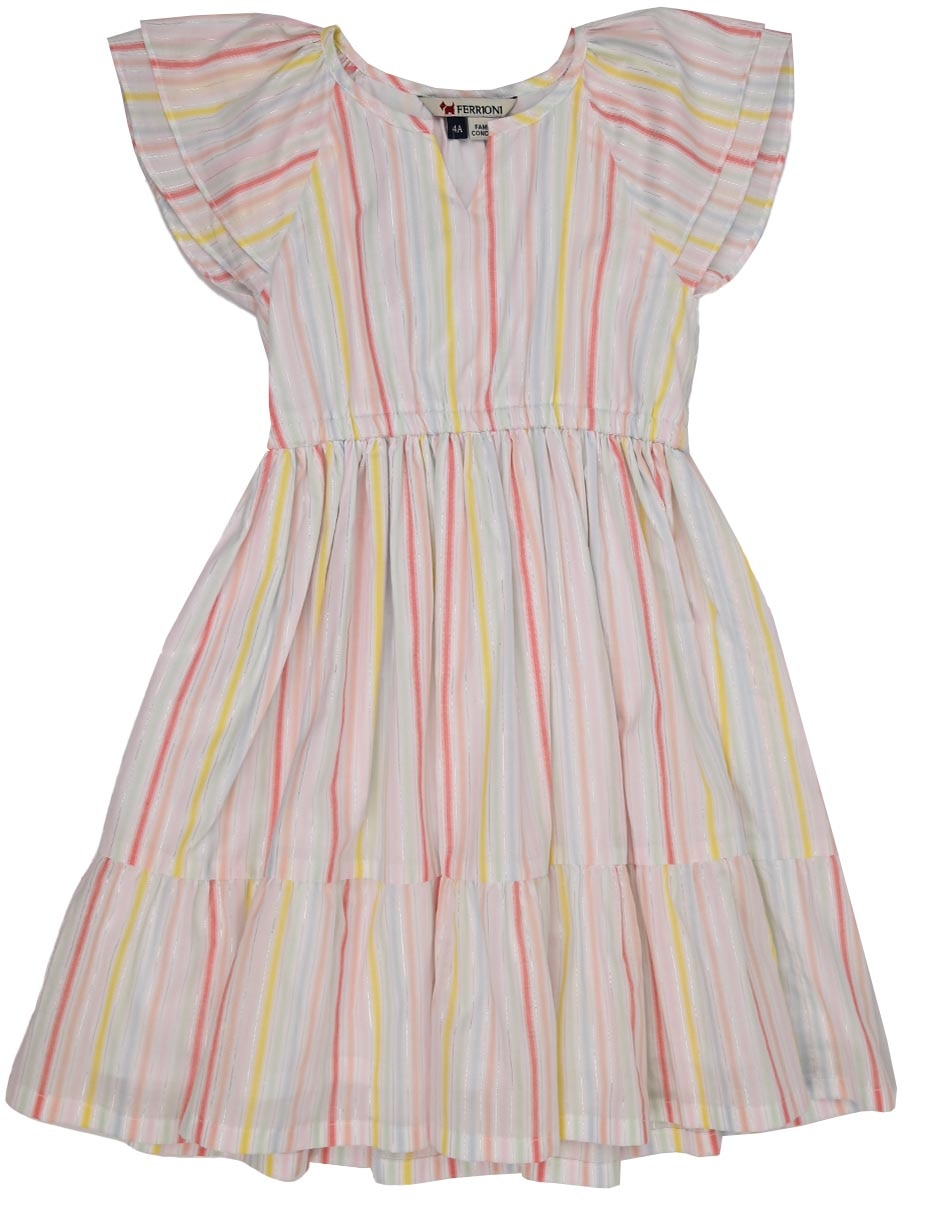 Vestido Duala manga mariposa para niña 2