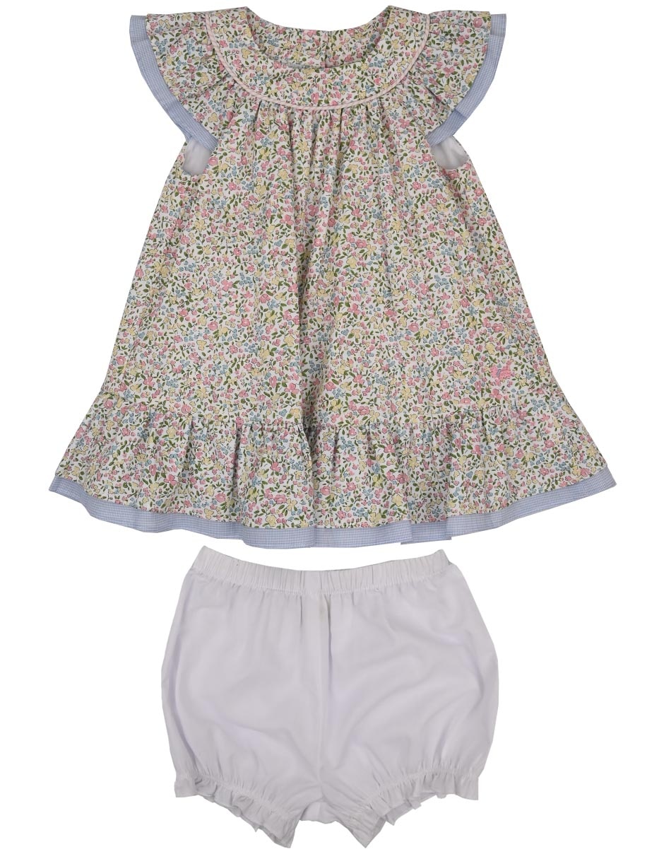 Vestido Almond manga mariposa para bebé niña