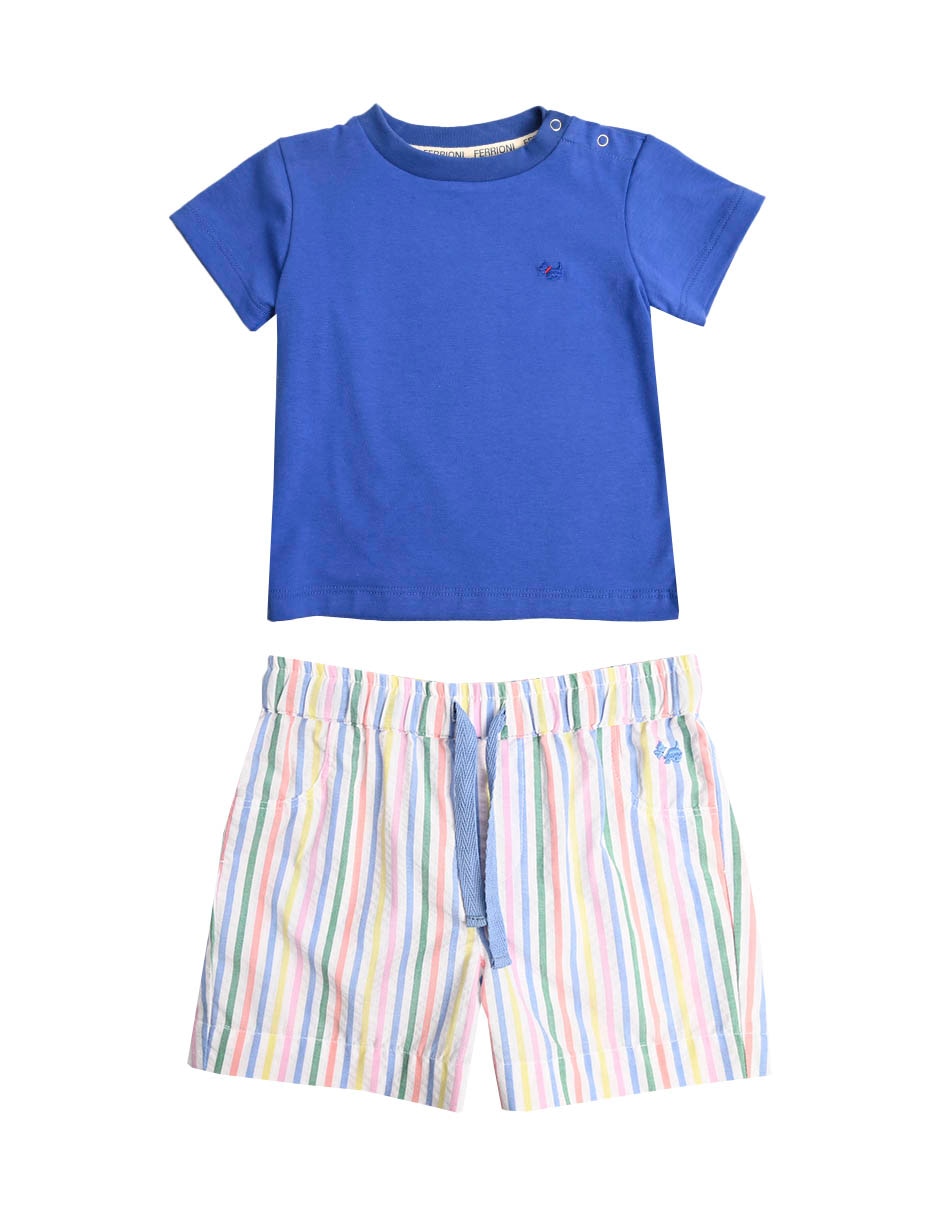 Conjunto casual Dennis de algodón para bebé niño