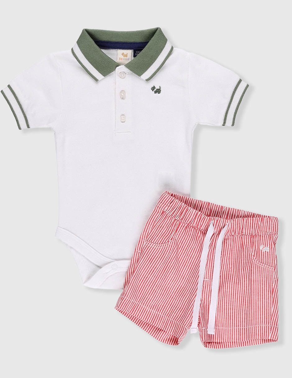 Conjunto Temara de algodón para bebé niño Conjunto Temara de algodón para bebé niño