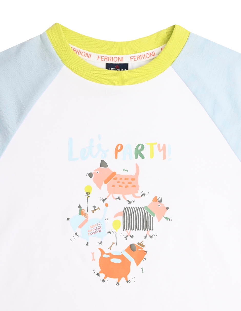 Playera Weber manga regular para niño bebé 4