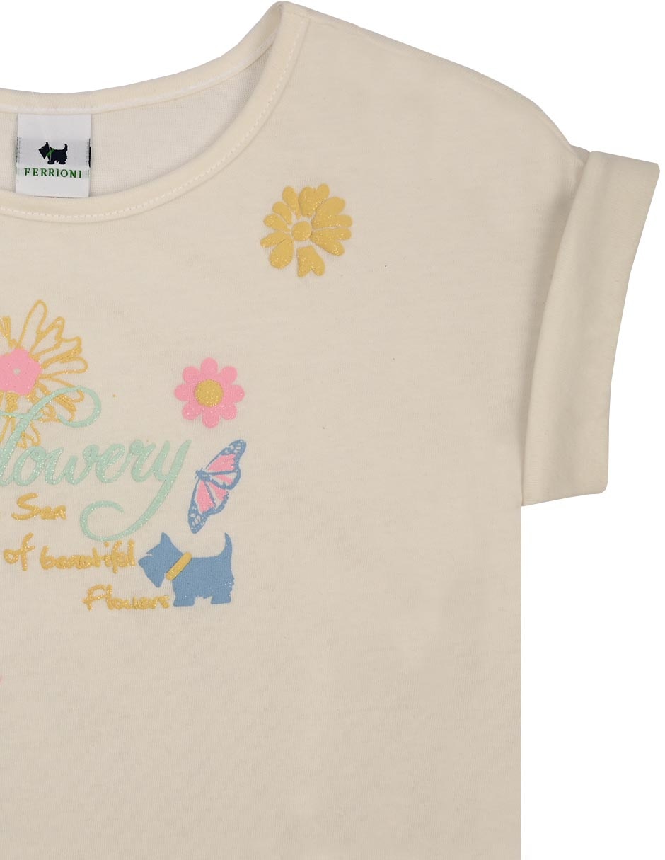 Playera Kreine manga corta para niña bebé 3