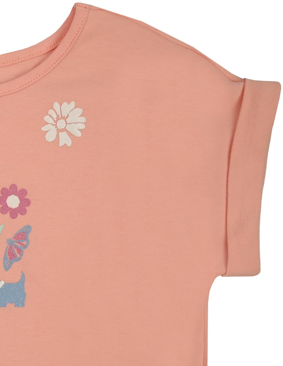PLAYERA FERRIONI BEBÉ, 4 AÑOS, SALMÓN