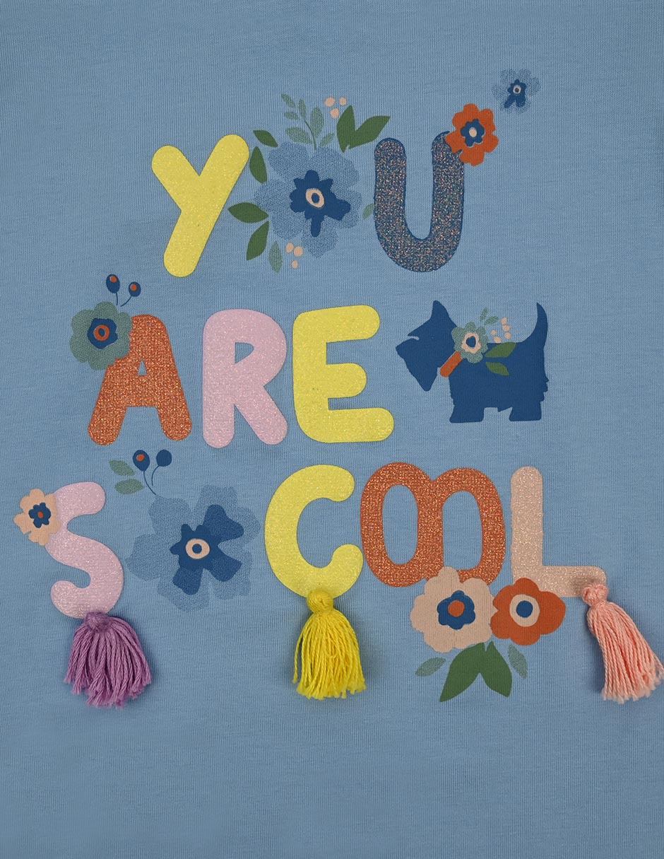 Playera Sloe manga corta para bebé niña 3