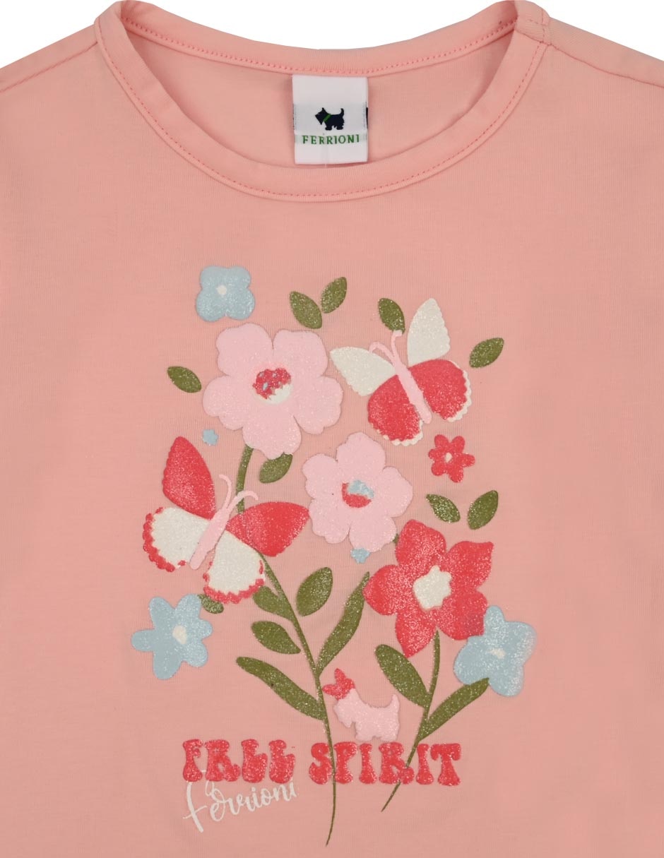Playera Freesy manga corta para bebé niña 2