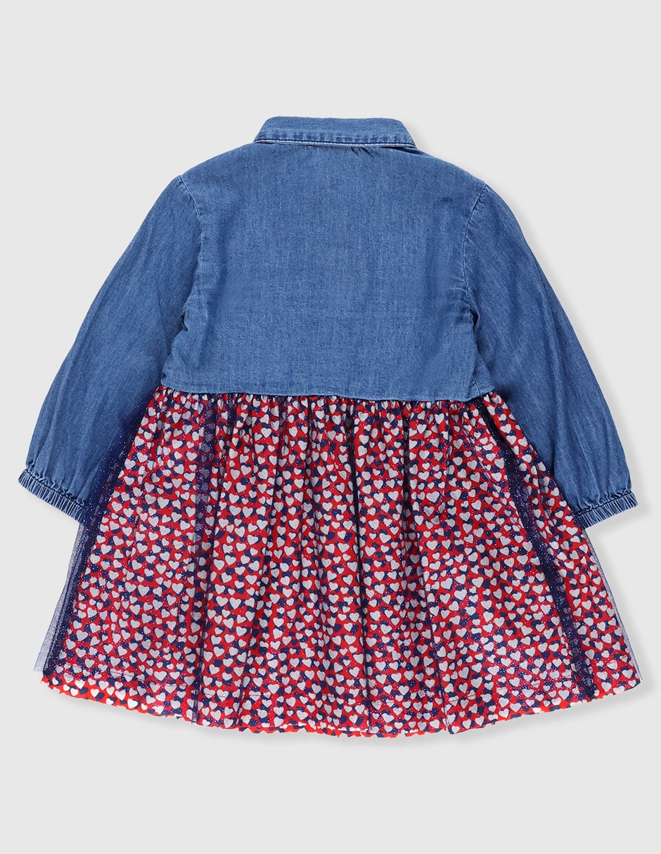 Vestido manga regular para bebé niña 2