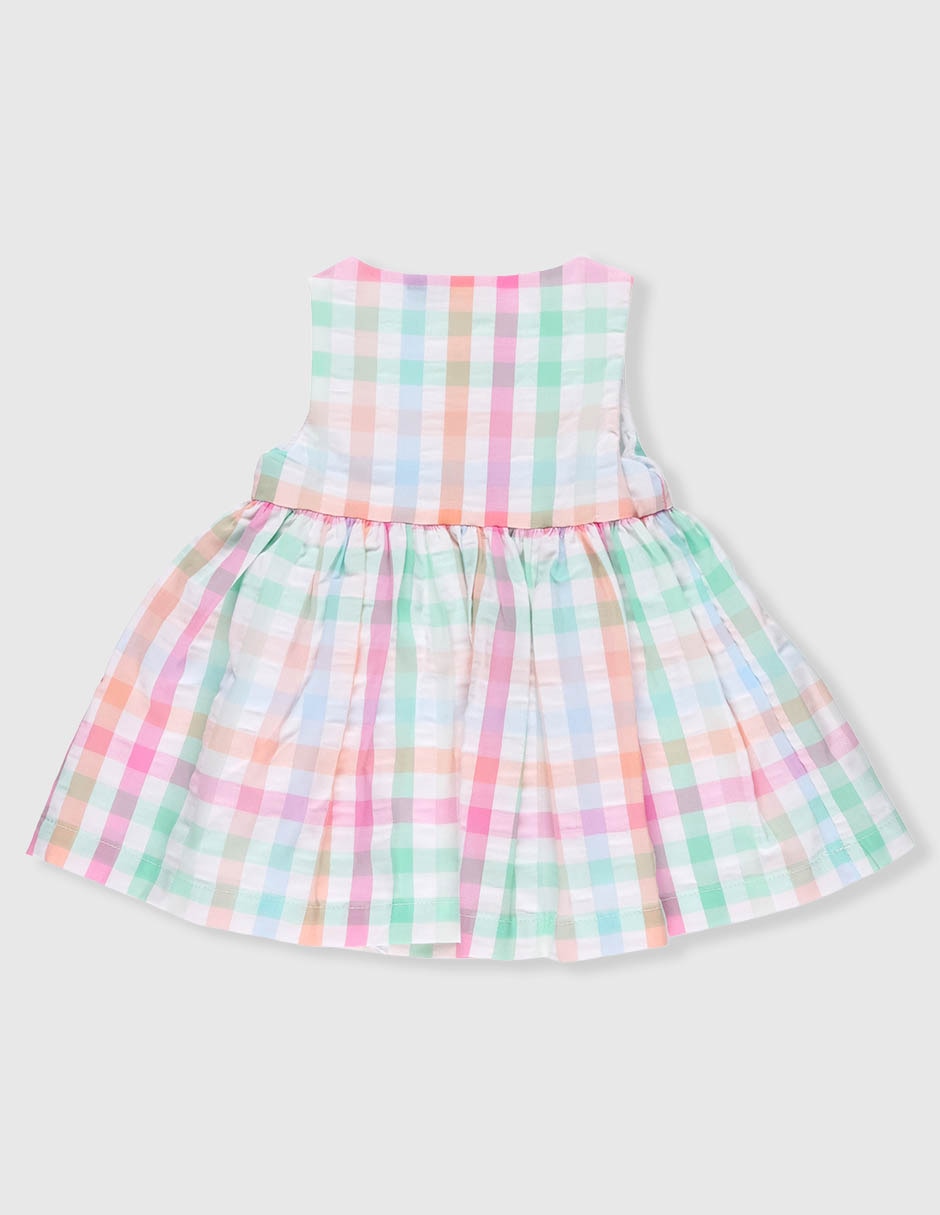 Vestido manga sin manga para bebé niña 2