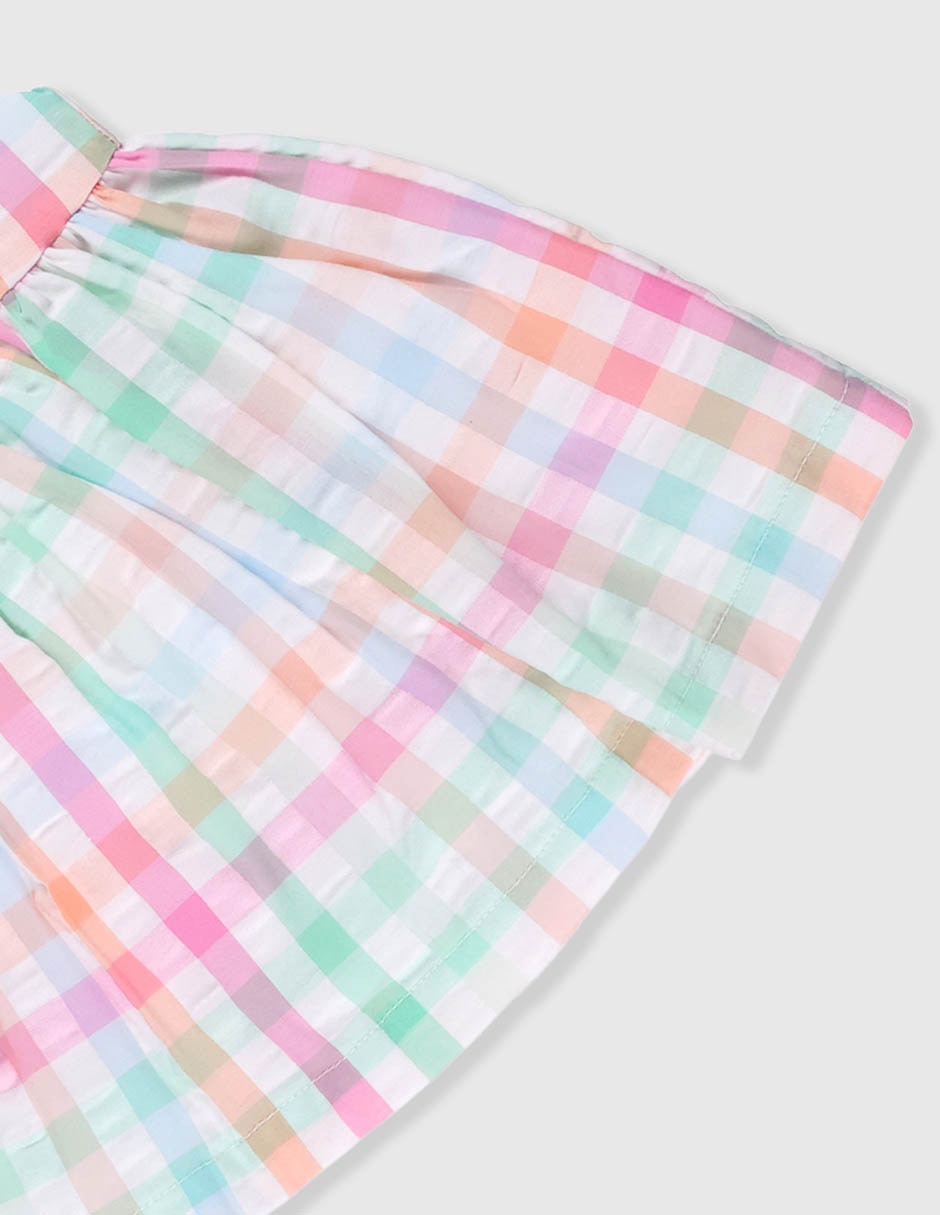 Vestido manga sin manga para bebé niña 3