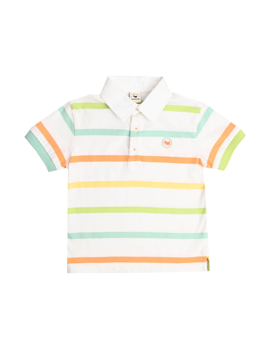 Playera tipo polo Gaina de algodón para niño bebé Playera tipo polo Gaina de algodón para niño bebé