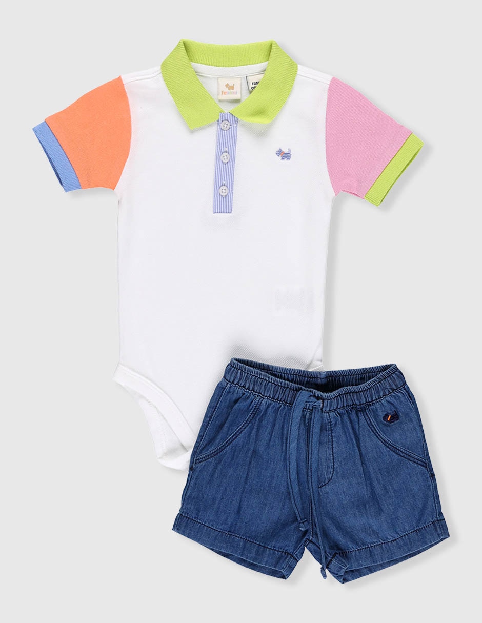 Conjunto casual de algodón para bebé niño