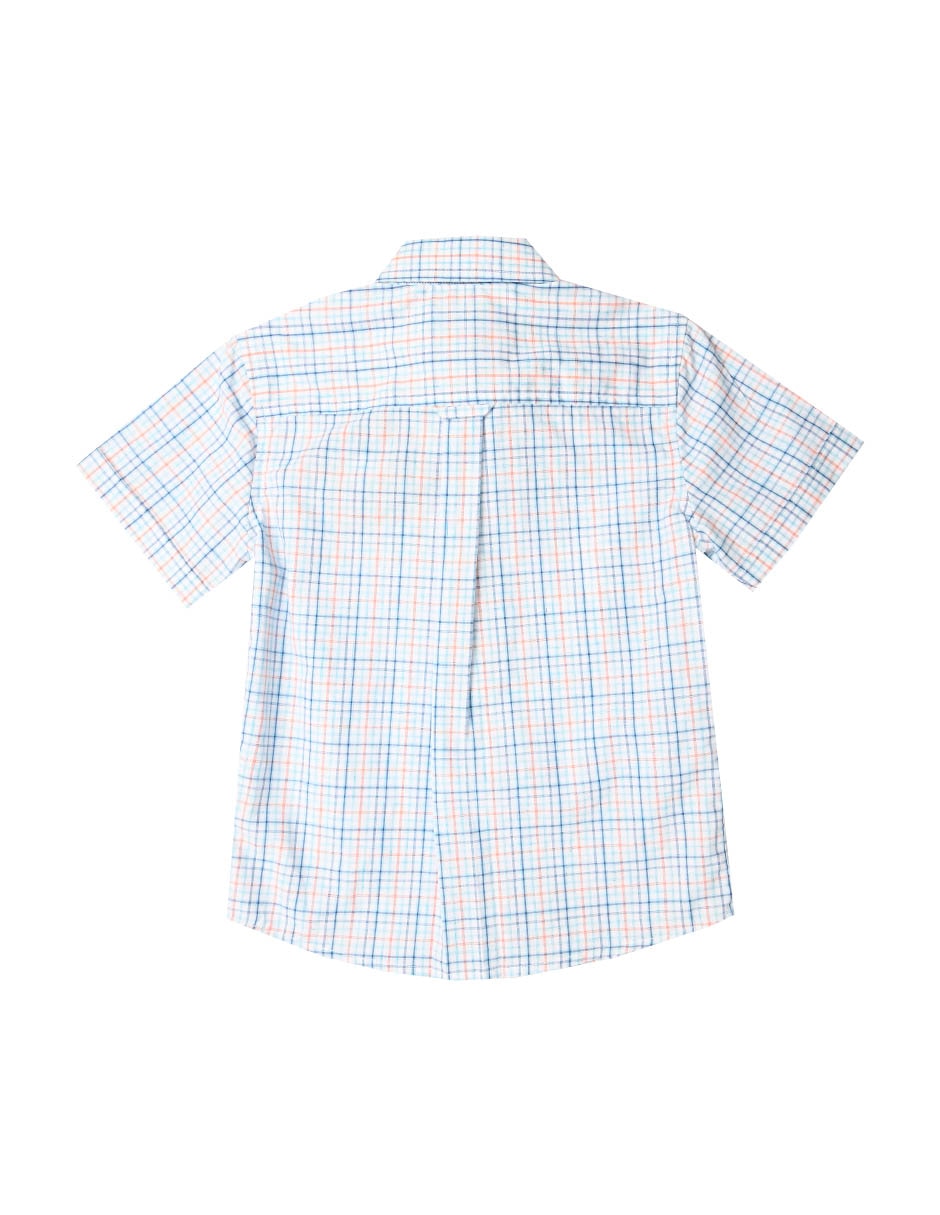Camisa casual Ronan de algodón manga larga para niño 2