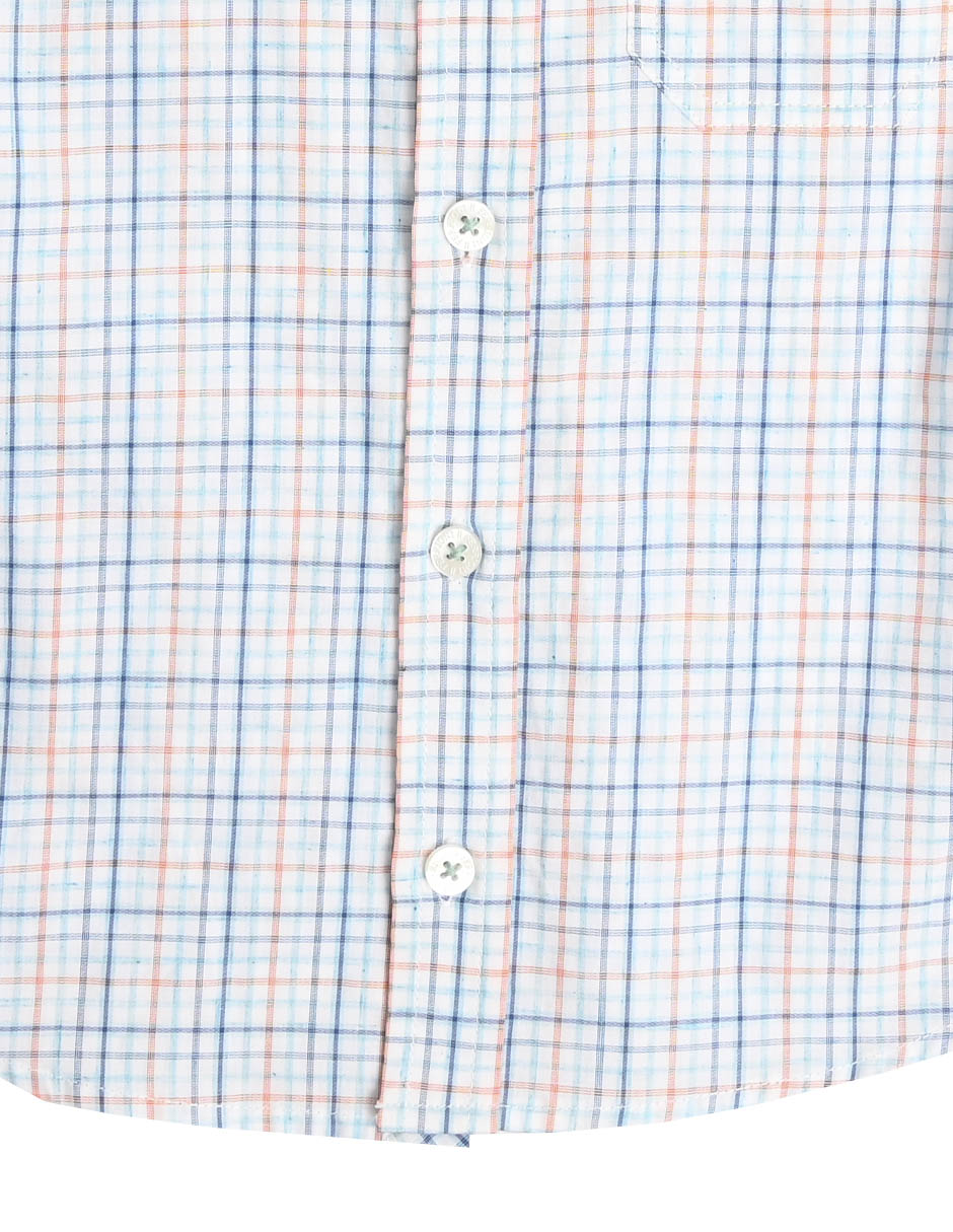 Camisa casual Ronan de algodón manga larga para niño 4