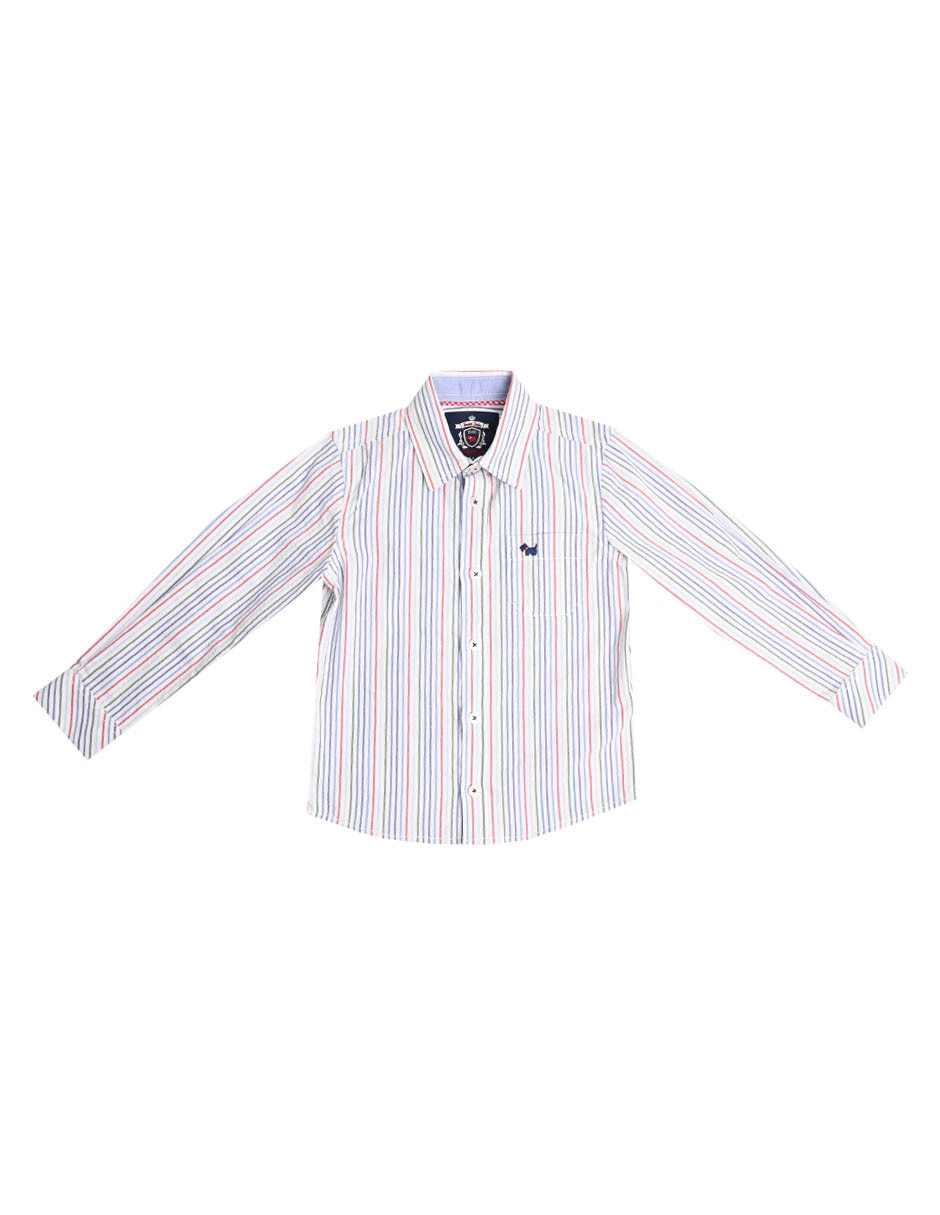 Camisa casual Cibo de algodón manga larga para niño