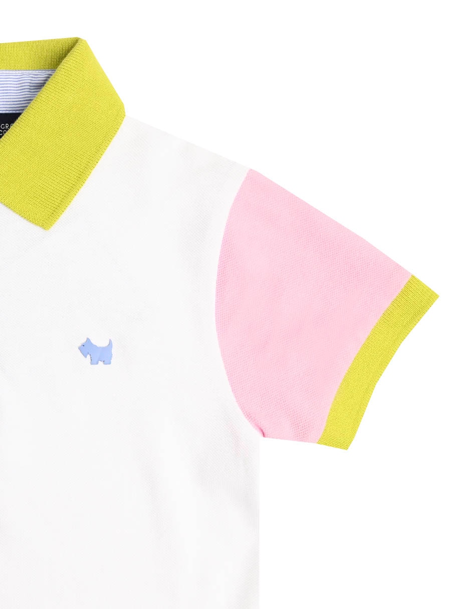 Playera tipo polo Konin de algodón para niño bebé 4