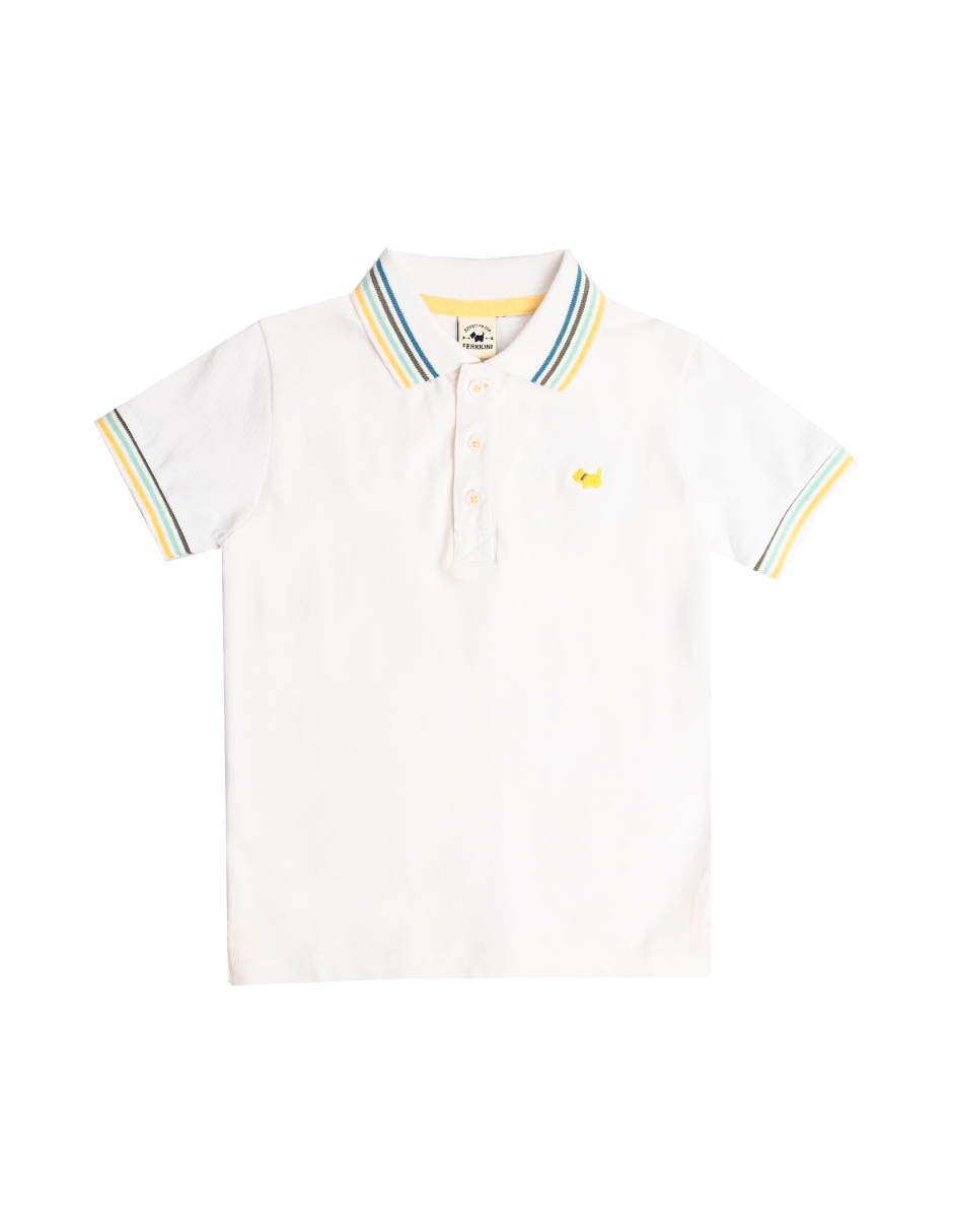 Playera tipo polo Bardia de algodón para niño bebé Playera tipo polo Bardia de algodón para niño bebé