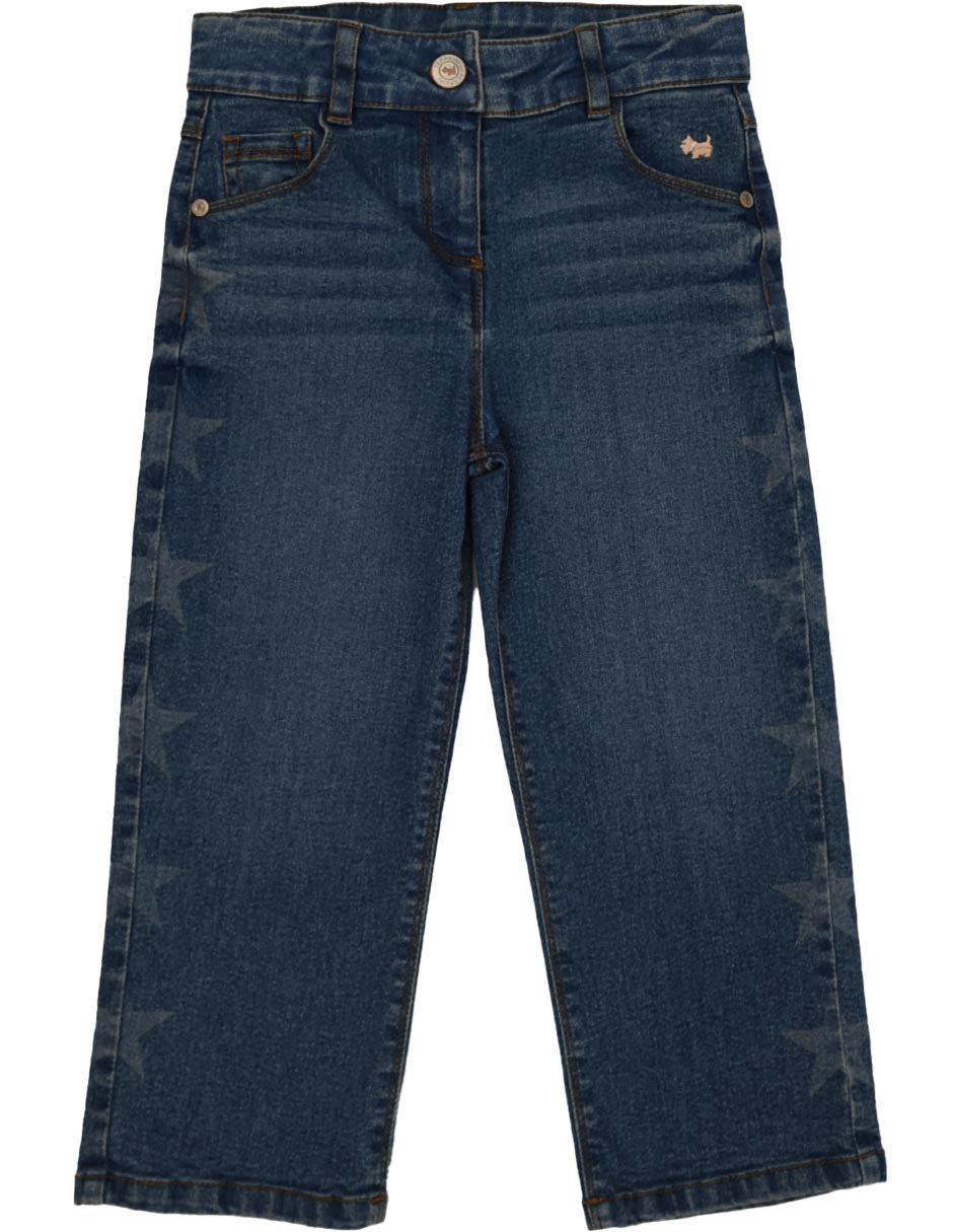 Jeans straight Ursula deslavado para bebé niña Jeans straight Ursula deslavado para bebé niña