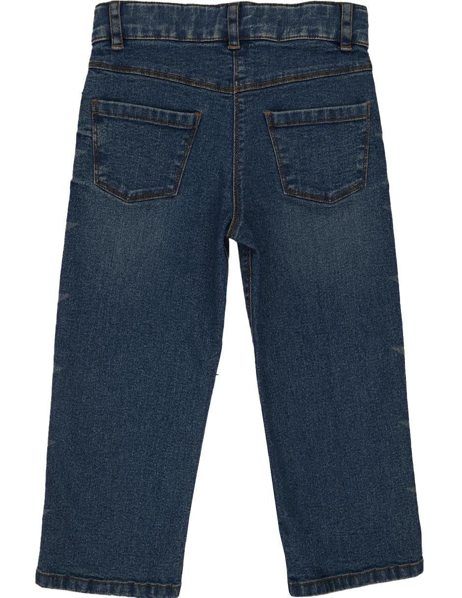 Jeans straight Ursula deslavado para bebé niña 4