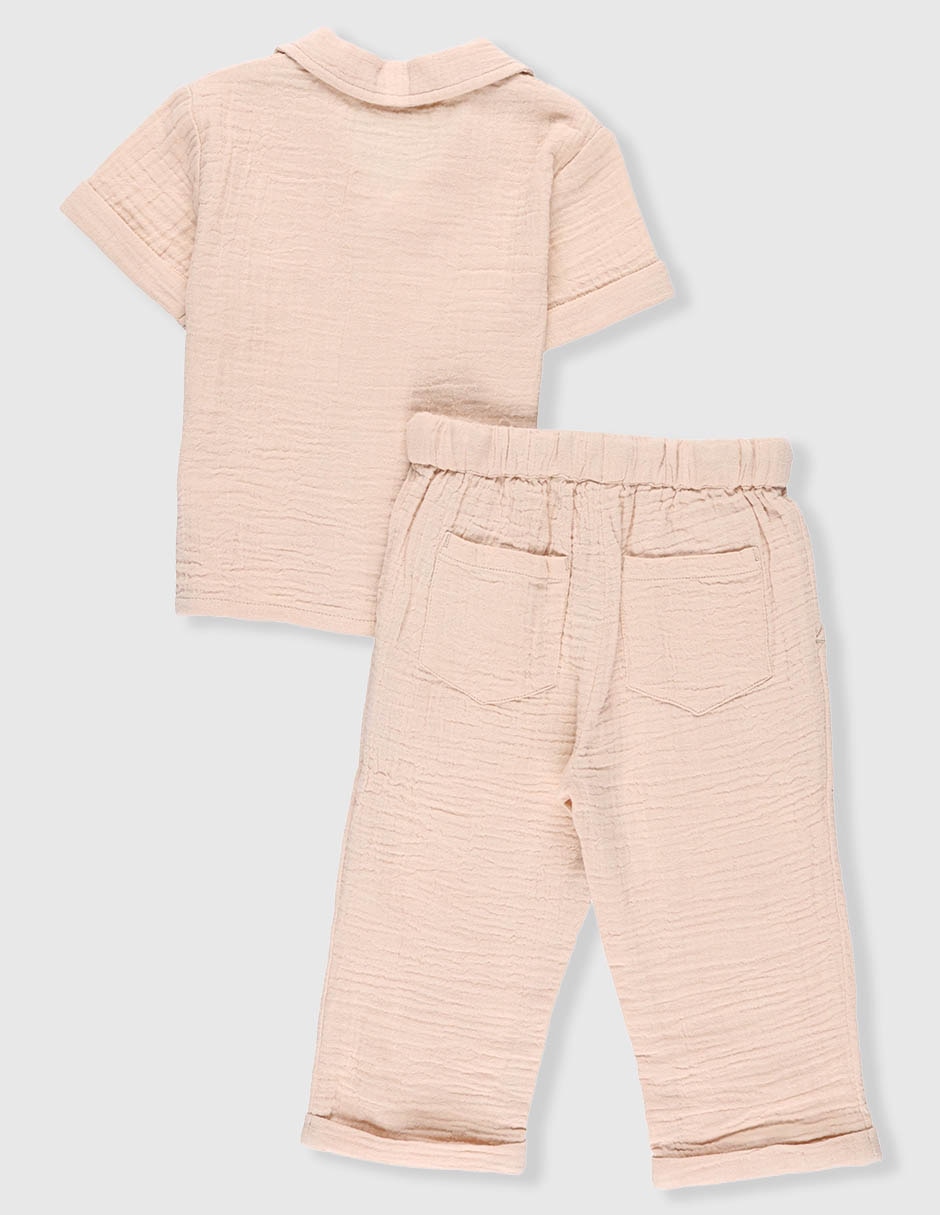 Conjunto casual de algodón para bebé niño 2