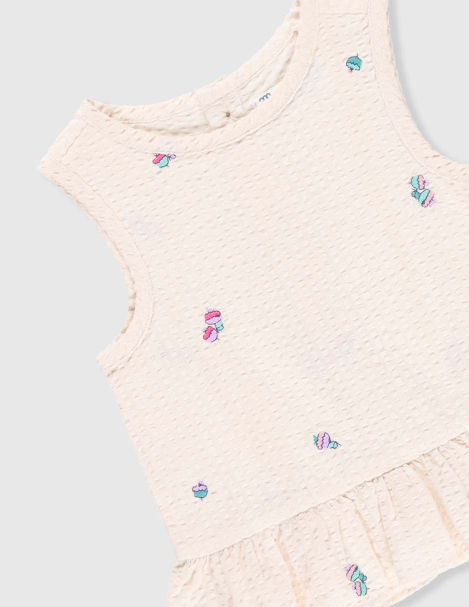Conjunto de algodón para bebé niña 3