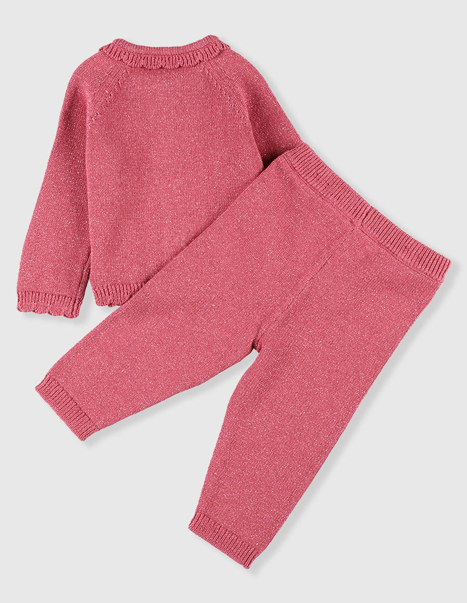 Conjunto de algodón para bebé niña 2