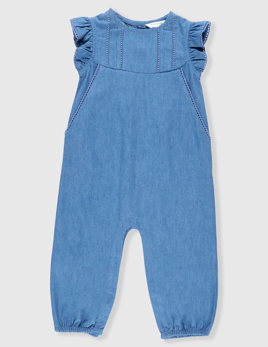 Jumpsuit de algodón para bebé niña