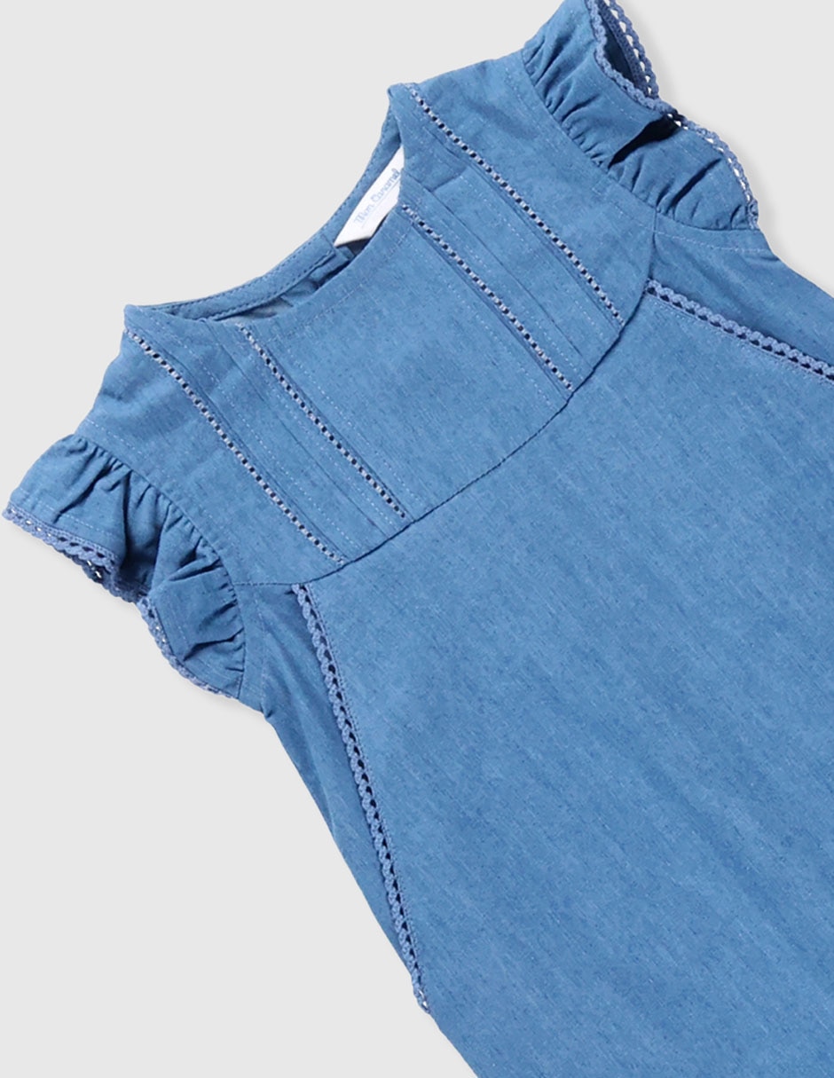 Jumpsuit de algodón para bebé niña 3