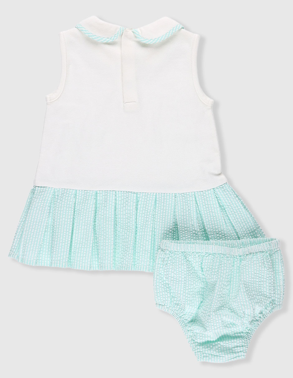 Vestido con calzón para bebé niña 2
