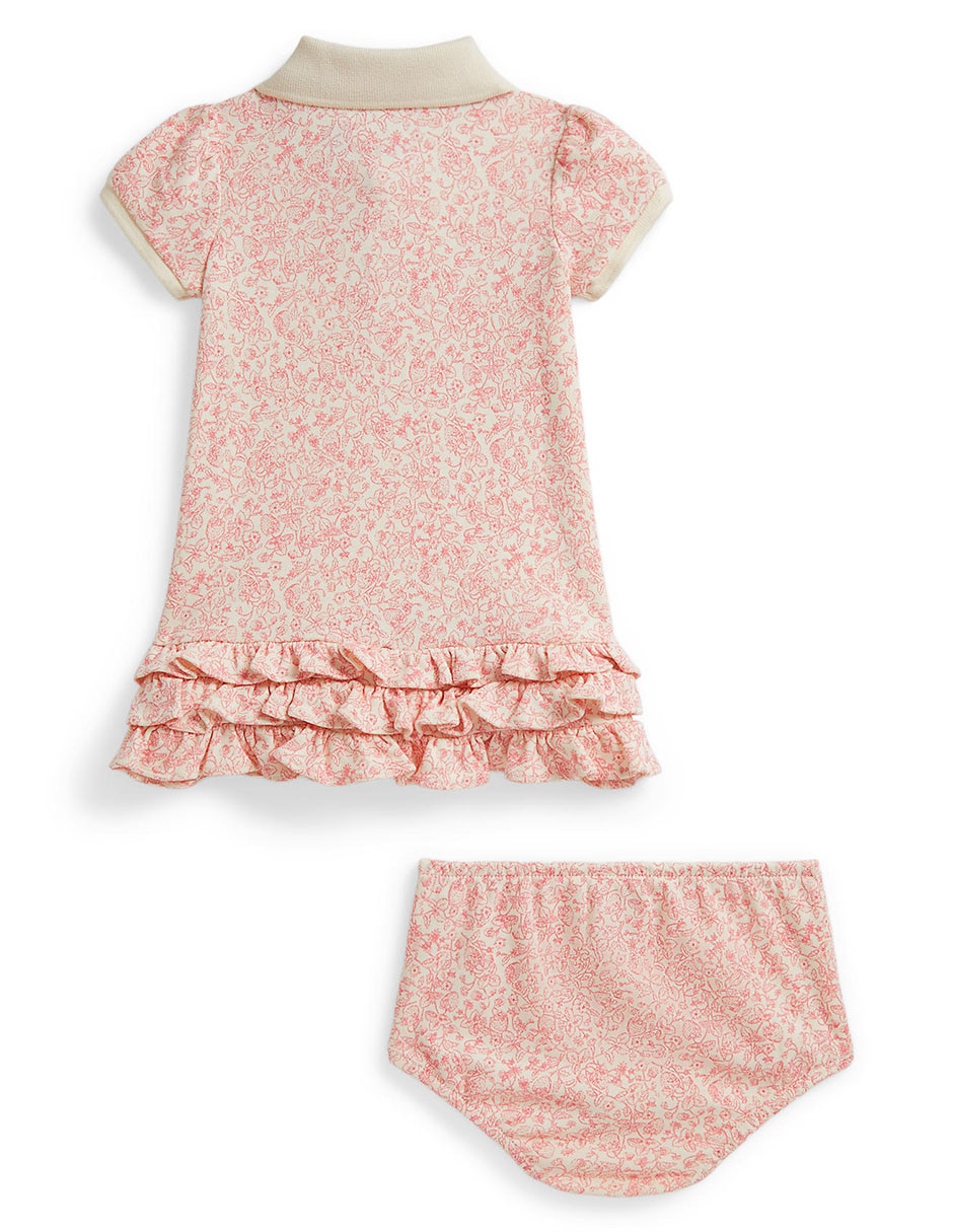 Vestido manga corta para bebé niña 2