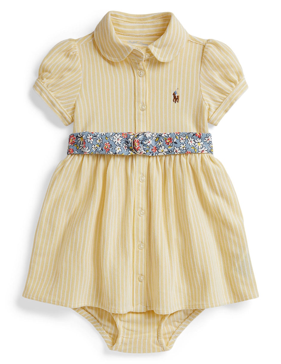 Vestido manga corta para bebé niña Vestido manga corta para bebé niña