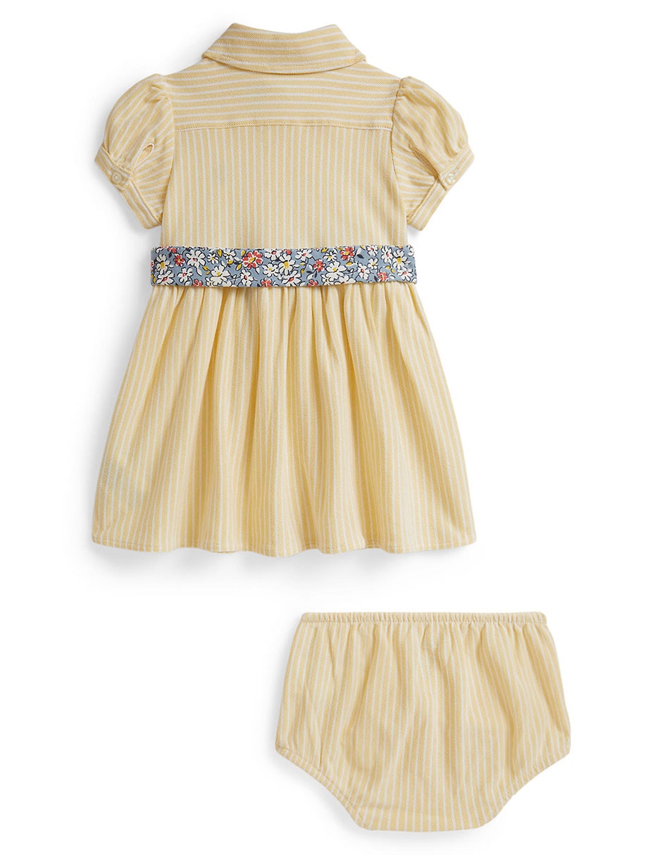 Vestido manga corta para bebé niña 2