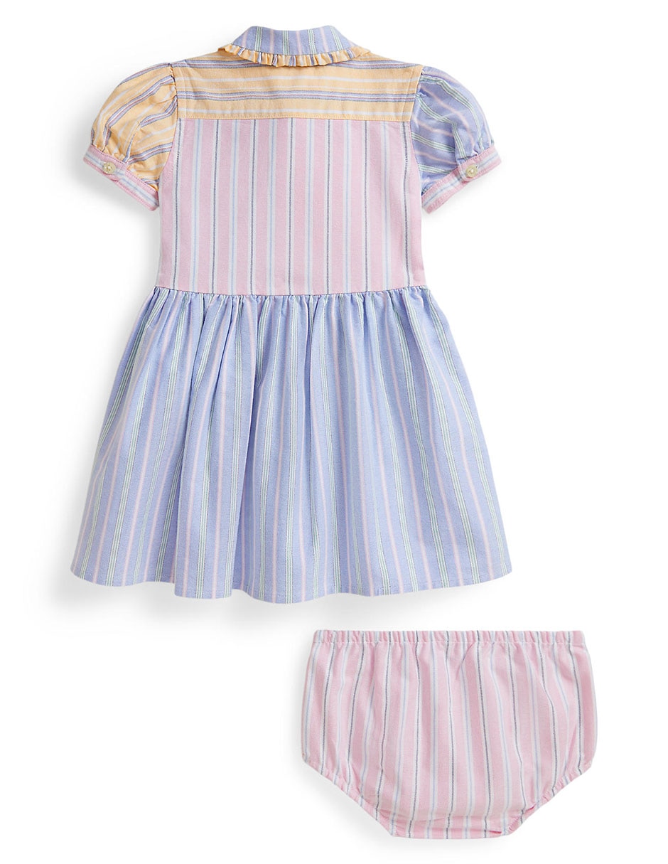 Vestido manga globo para bebé niña 2