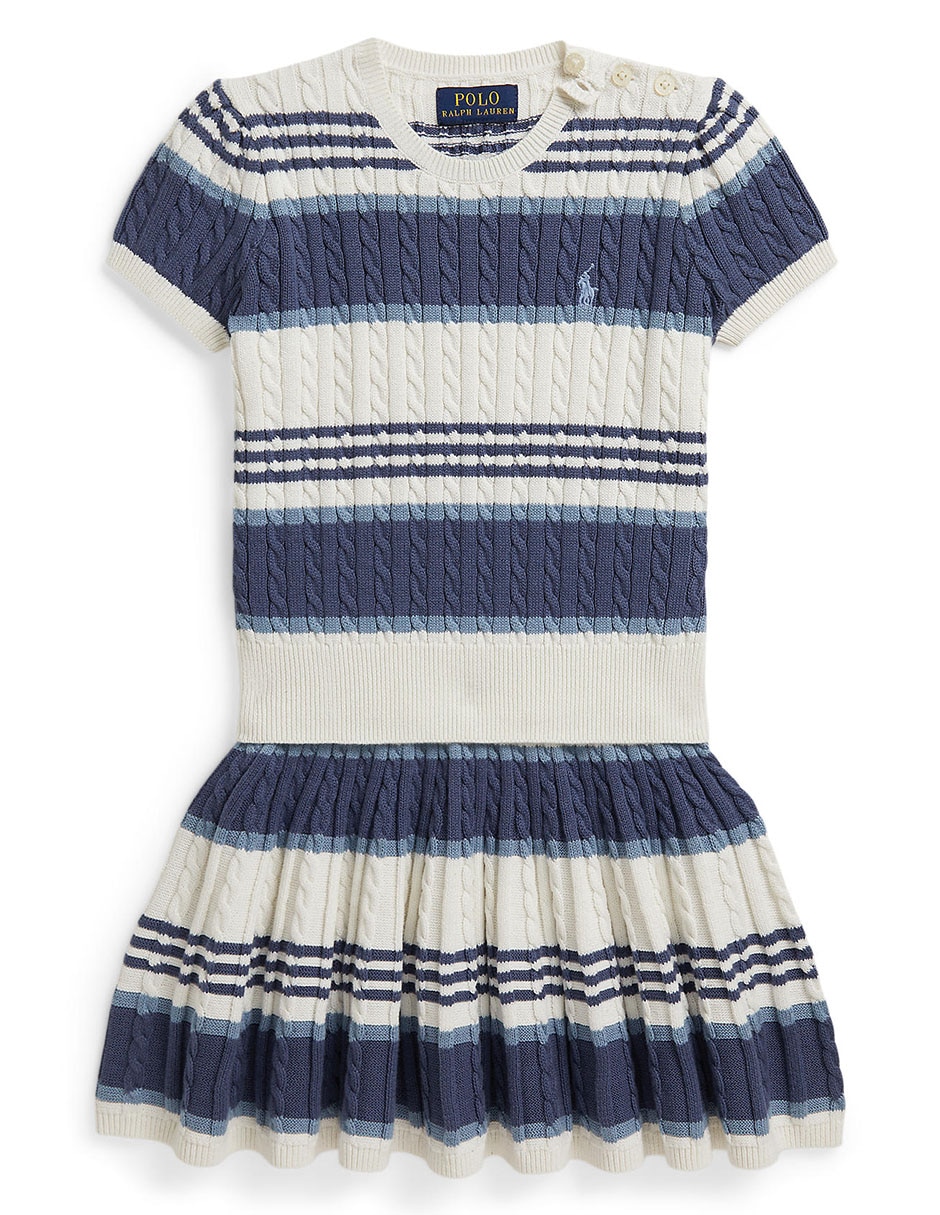 Conjunto de algodón para bebé niña 5