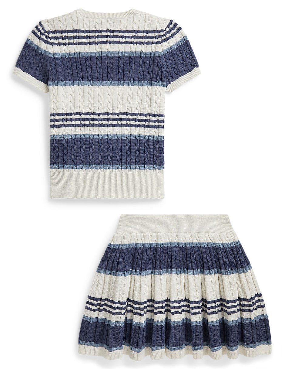 Conjunto de algodón para bebé niña 6