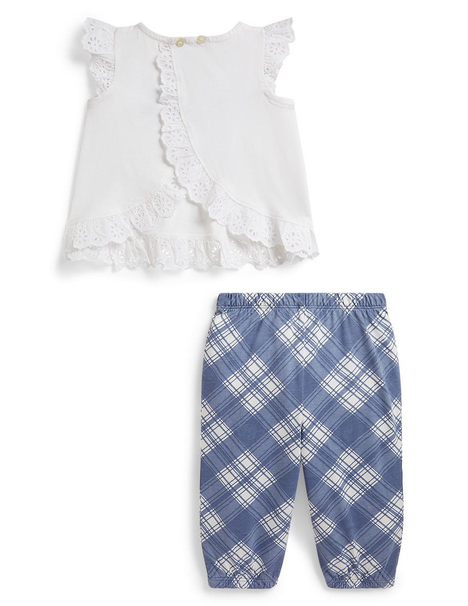 Conjunto de algodón para bebé niña 2