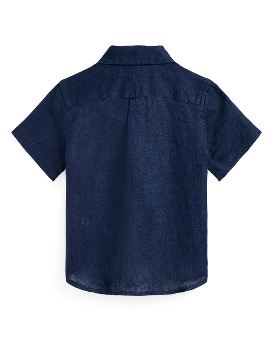Camisa casual de algodón manga corta para bebé niño 2