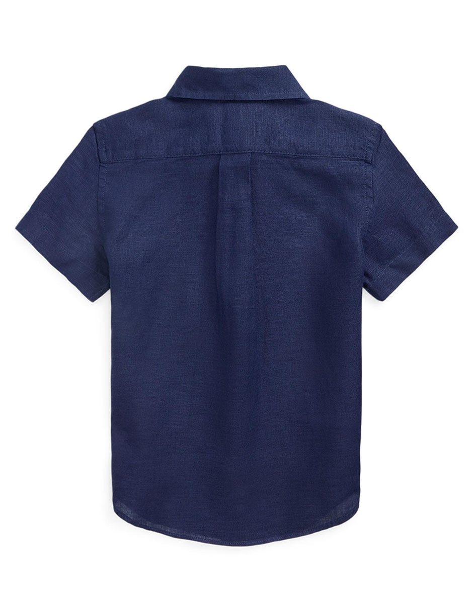 Camisa casual de algodón manga corta para bebé niño 2