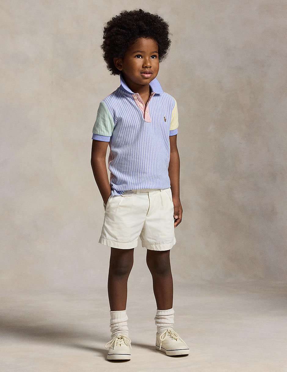 Playera tipo Polo de algodón para bebé niño 2