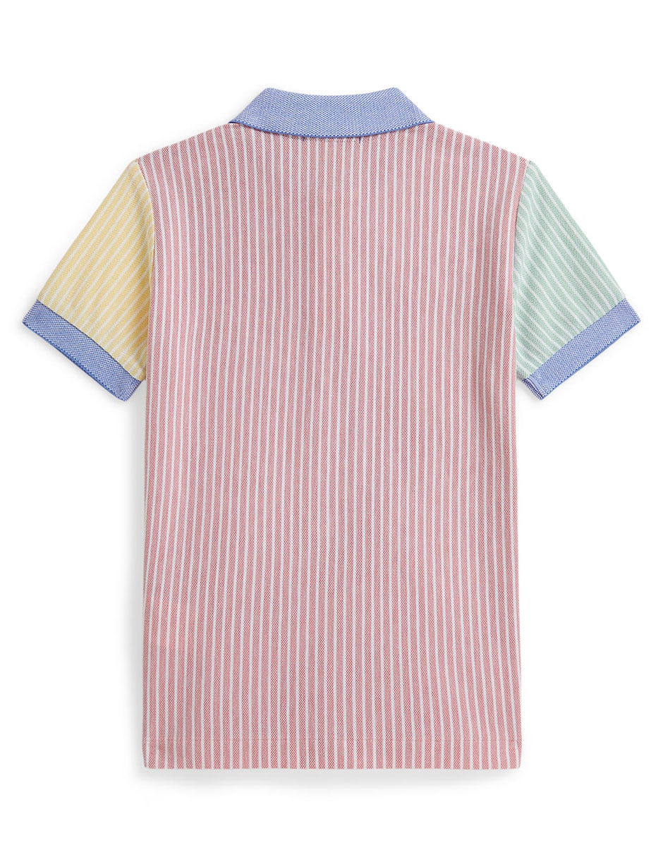 Playera tipo Polo de algodón para bebé niño 5
