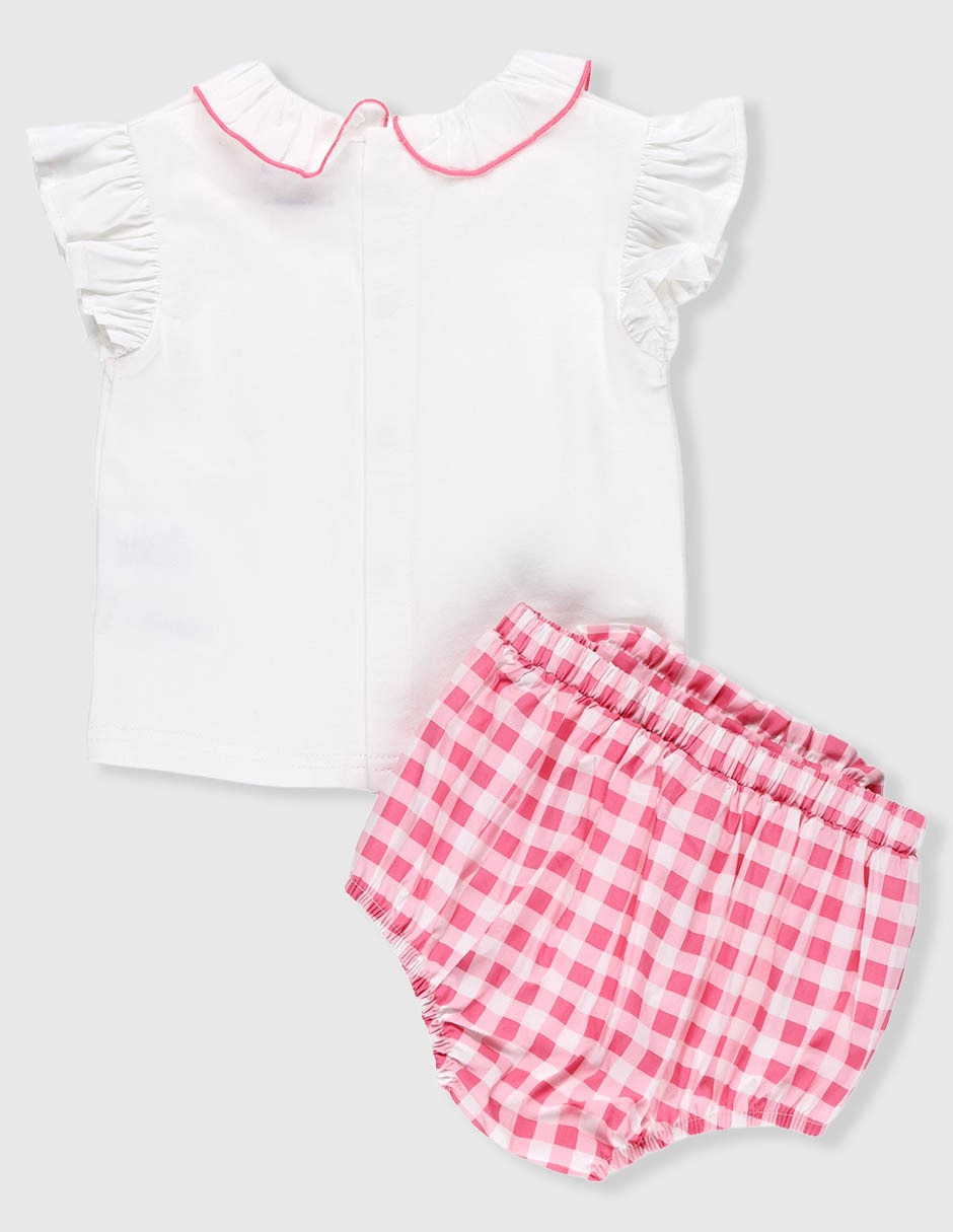 Conjunto de algodón para bebé niña 2